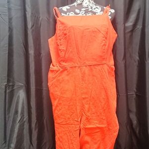 Women's Orange Jumpsuit